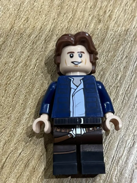 Original Lego Star Wars Figur Han Solo Beinbedruckung seitlich SW0976 aus 75222
