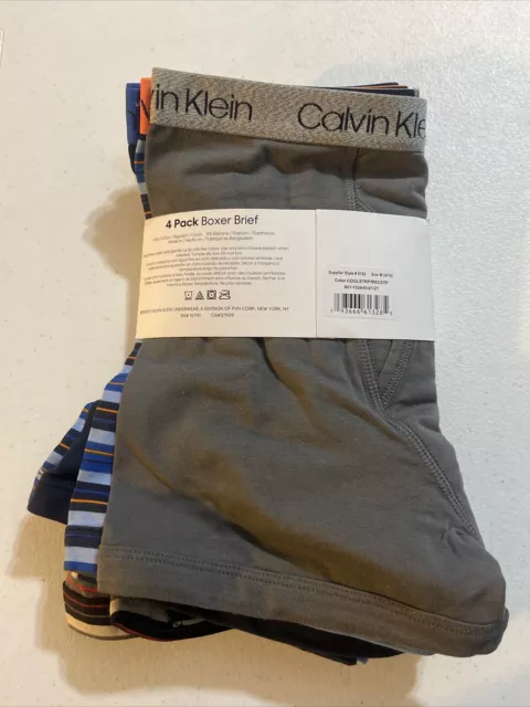 Calvin Klein Kids Boys 4-Pack Boxer Brief Size Medium(8-10) NWT 3