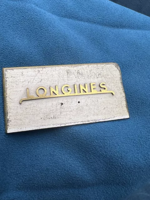 Rare Vintage Display Advertising Longines 60s 3