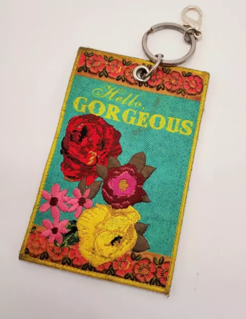 Melody Ross Brave Girl Be Kind Luggage Tag ID Keychain Hello Gorgeous