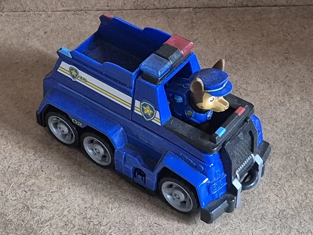 Paw Patrol Méga Véhicule De Police – 5-en-1, 4 Mini-véhicules, Figurine Chase – Dès 3 Ans