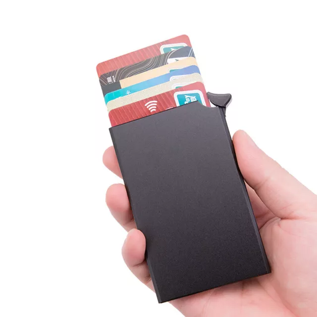 Card Holder Credit Card Holder Unisex Slim Protect Card Holder Aluminum BoxCIHO