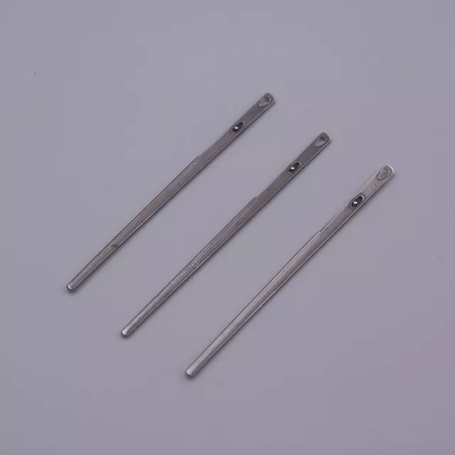 3 Pcs Double Hole Needle Sewing Tool Diy Rope Knitting Leather Craft Hand Lace