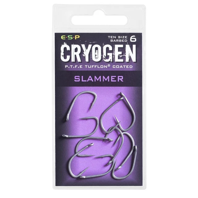 ESP Cryogen Slammer Barbed Hook Range Carp Fishing