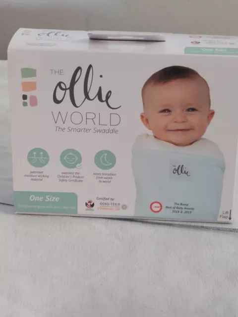 The Ollie World Swaddle One Size for Baby - Blue.. 6 AVAILABLE...