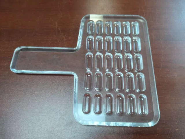 Unbrnaded Transparent Larger 30 Day Pill /  Vitamin Counter Tray