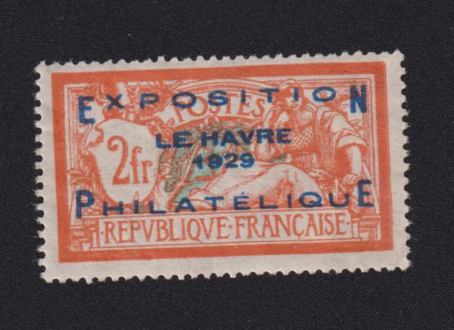 Timbre France, N° 257A, 2 f Merson Expo Philatélique le Havre LUXE 010401 ❤️❤️❤️