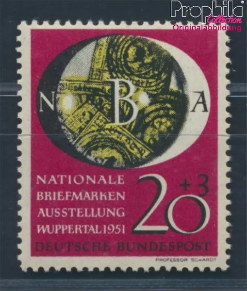 RFA Alemania 142 nuevo 1951 nacionales exposicion de sellos (8584589