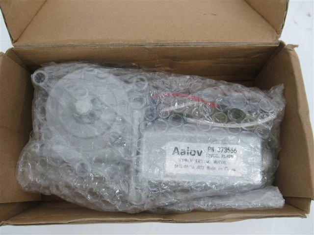 Aaiov 373566 , RV Power Awning Motor , 12 VDC , 75 RPM