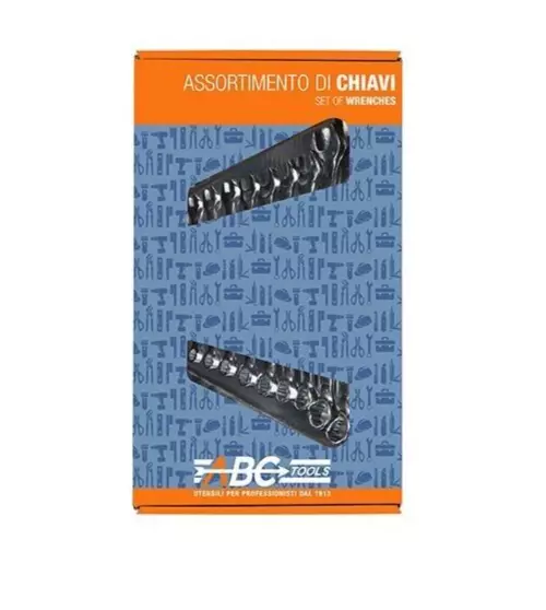 Kit Set Di 25 Chiavi Combinate Forchetta - Poligonale In Acciaio 6 - 32