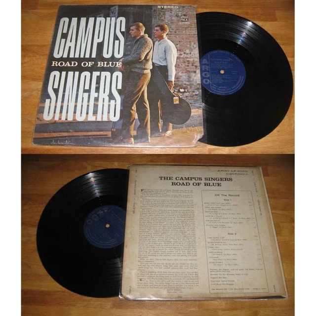 CAMPUS SINGERS - Road Of Blue Rare US LP Folk Blues Argo Folk
