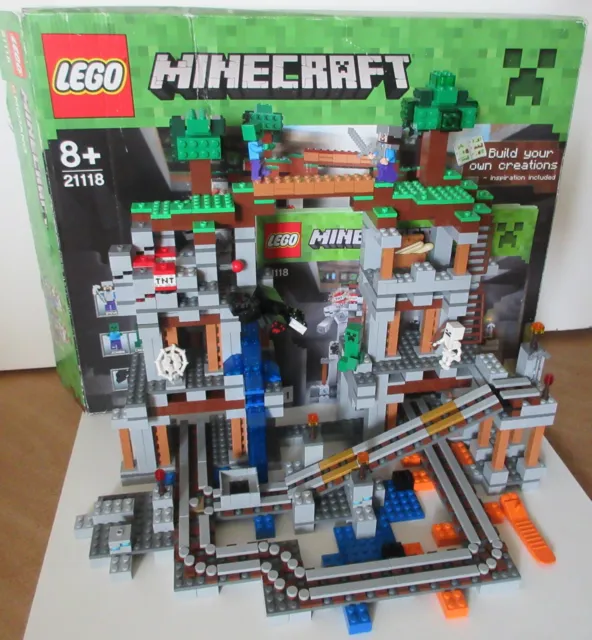 Lego Minecraft 21118 Die Mine + vollständig + BA + OVP