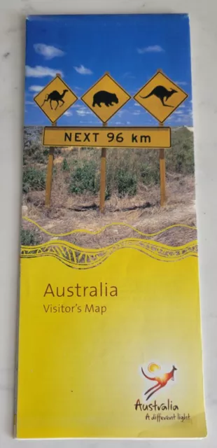 Vintage  NEW 2004 Australia  Visitor's Map