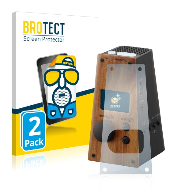 2x Anti-Reflets Protection Ecran pour KORG Digital Metronome Film Protecteur Mat