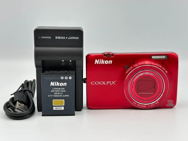 Nikon Coolpix S6300 16mp Digital Camera - 10x Zoom, Full HD