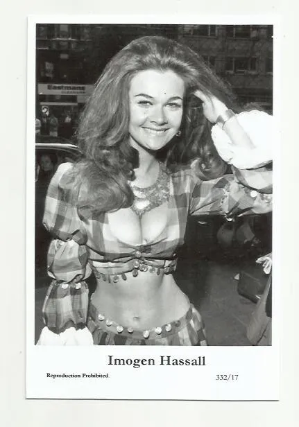 (Bx22) Imogen Hassall Photo Postcard (332/17) Filmstar Pin Up Movie Glamor Girl