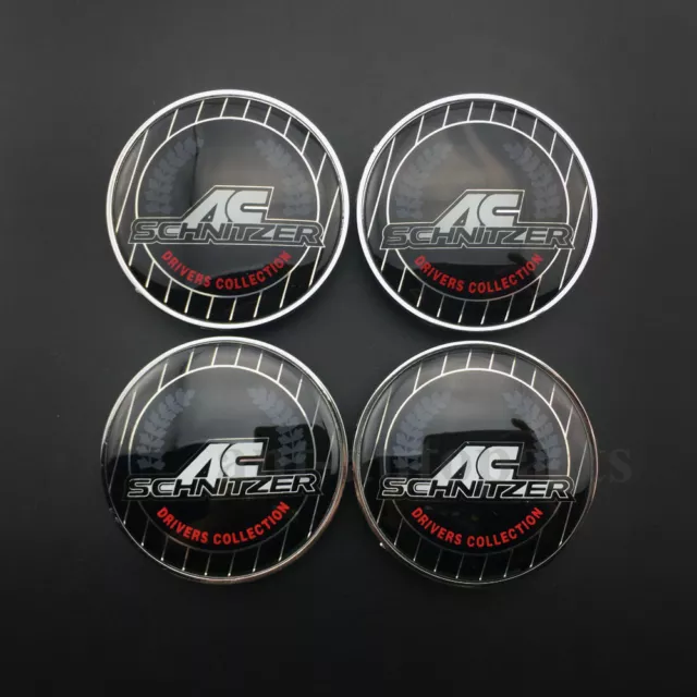AC Schnitzer Wheel Center Hub Cap Badge Emblem Sticker Decal Car Auto 60mm