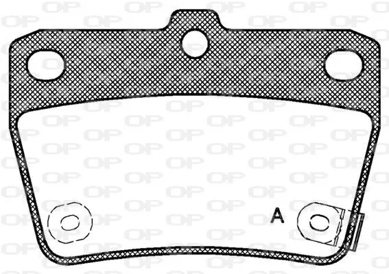 Jeu De 4 Plaquettes De Frein Toyota Rav 4 Ii 2.0 D 4Wd,2.0 4Wd,1.8,Dr Dr 5 1.6