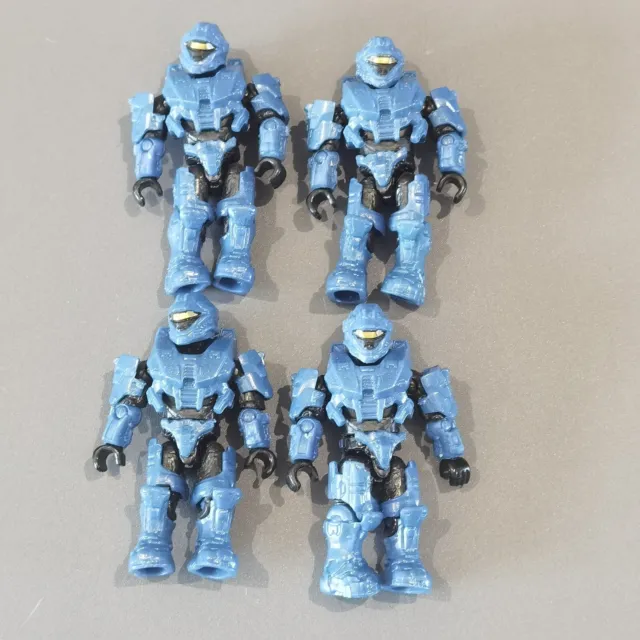 Mega Construx bloks HALO blue spartan 4 loose figures toy CTF Base Crashers