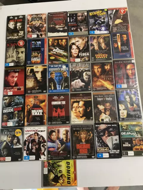 Bulk Lot 31 DVD's Various Titles  Included in Pack Titles in Description