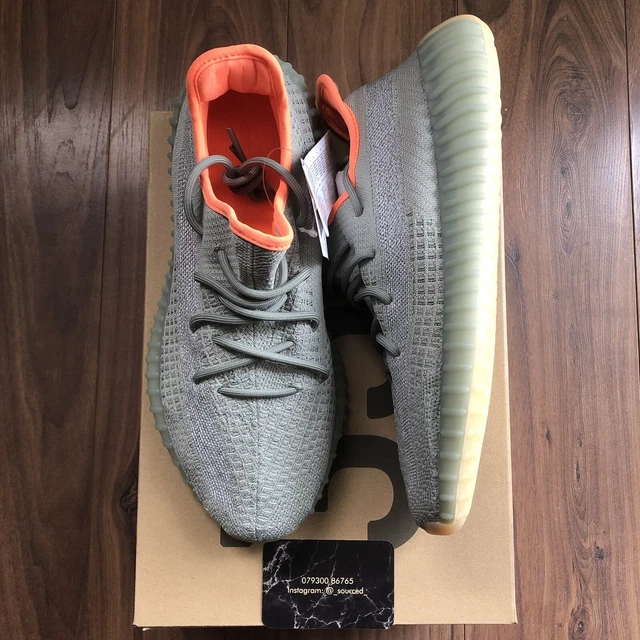 Adidas Kanye West Yeezy Boost 350 V2 Desert Sage UK size 5