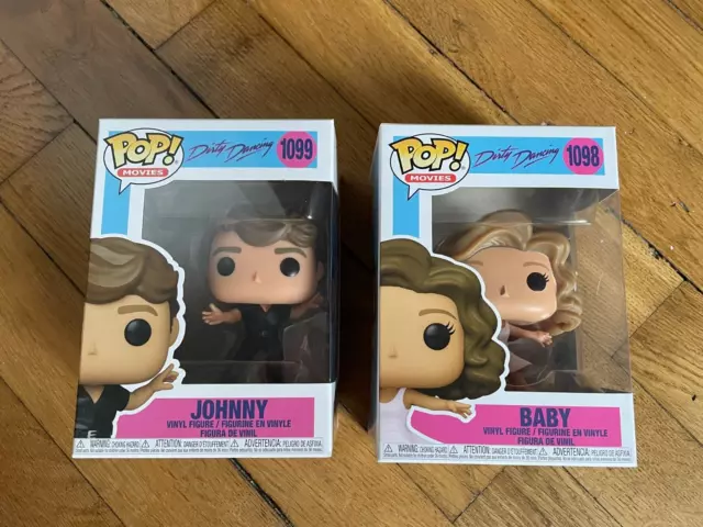 Pop Funko Baby #1098 Johnny #1099 Dirty Dancing Pop Movies Patrick Swayze