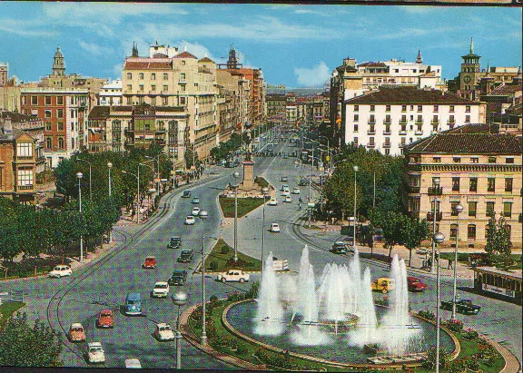 Antigua Postal Zaragoza Paraiso Aragon E Independencia Postcard          Cc01650