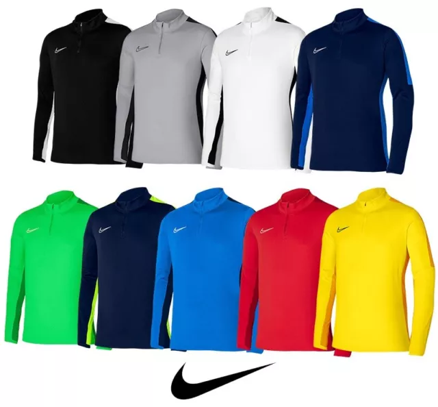 Nike Mens Academy 23 Zip Drill Top Midlayer Tracksuit DriFit Sports Football Gym