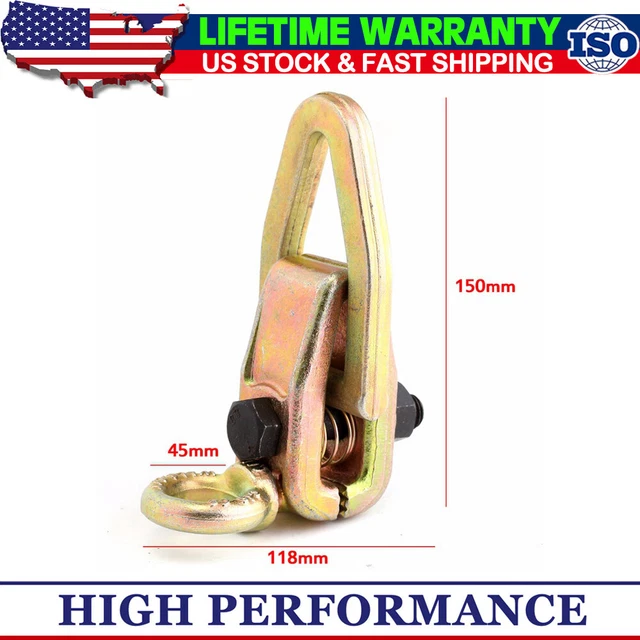 3 Ton Self-tightening 2 Way Frame Body Repair Small Mouth Pull Clamp Dent Puller