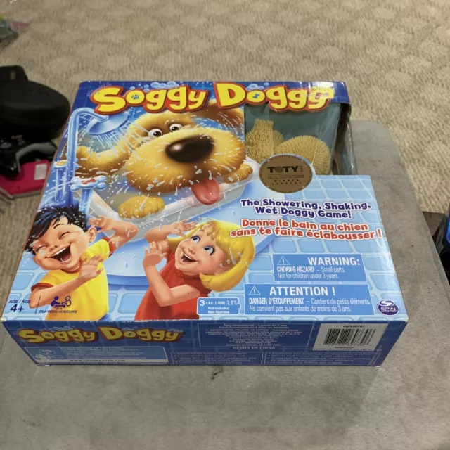 Soggy Doggy Board Game The Showering Shaking Wet Dog Kids Game Brand New  NIB