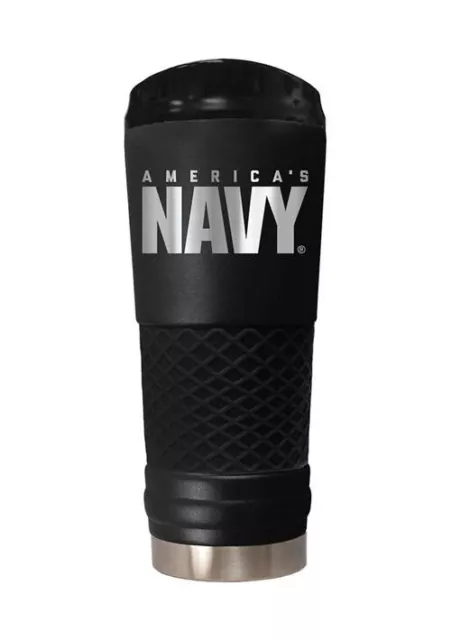 Navy 24oz Stealth Stainless Steel Tumbler Travel Mug Insulated