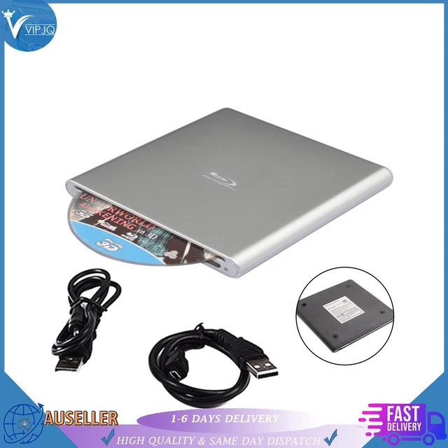 Blu ray BD Burner  External USB 3.0 Slot In DVD RW CD Writer Portable Drive