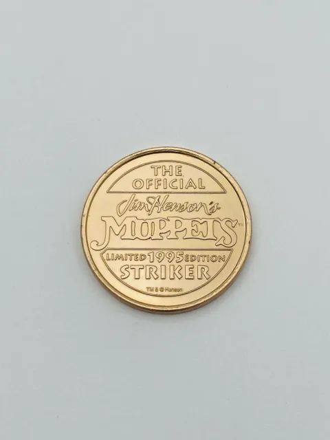 Rare 1995 Miss Piggy Jim Hensons Muppets Limited Edition Gold Striker Coin! 2