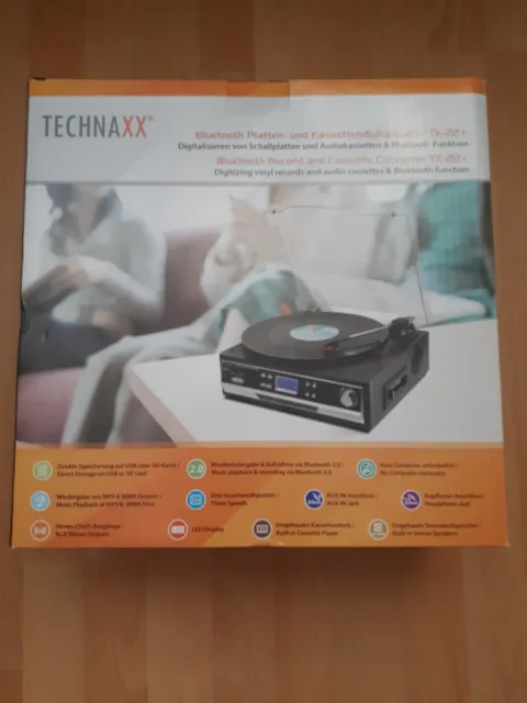 TECHNAXX - PLATTEN- und Kassettendigitalisierer TX-22 EUR 79,95 - PicClick  DE