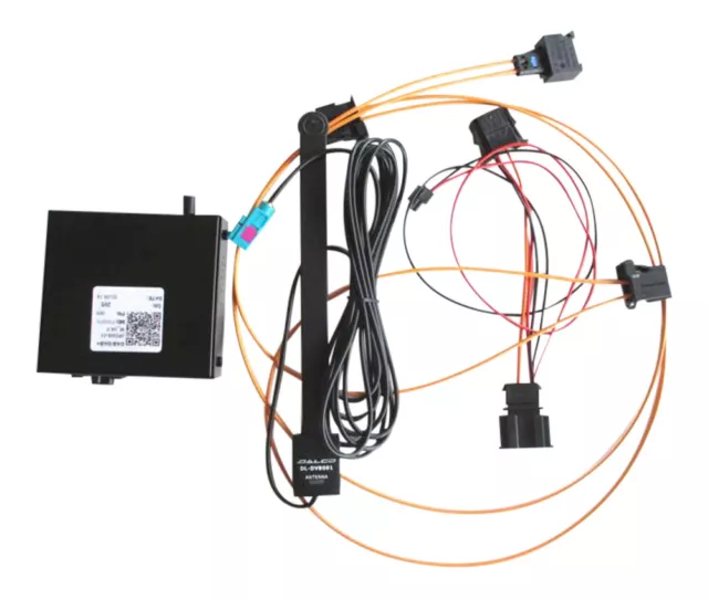 Erisin ES364 DAB Plus Radio Adapter Digital Radio Tuner Box mit MCX Antenne  Verstärker DAB Antenne für Android Autoradio USB-Anschluss,DAB-Box