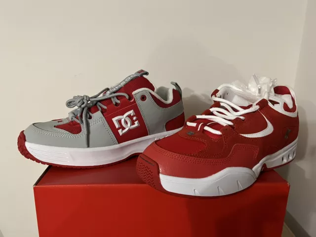 DC SHOES KALIS OG Lynx OG Double Box Red Shoes UK 11 US 12 EUR 210