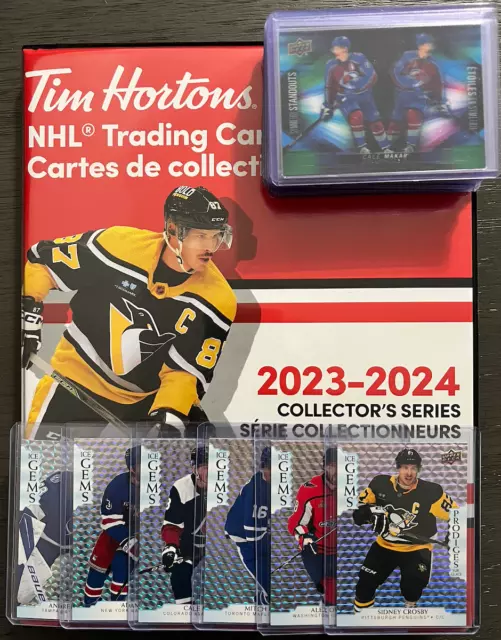 🔥🏒 COMPLETE TIM Hortons 20232024 NHL Master Set 234/234 with Binder🏒🔥