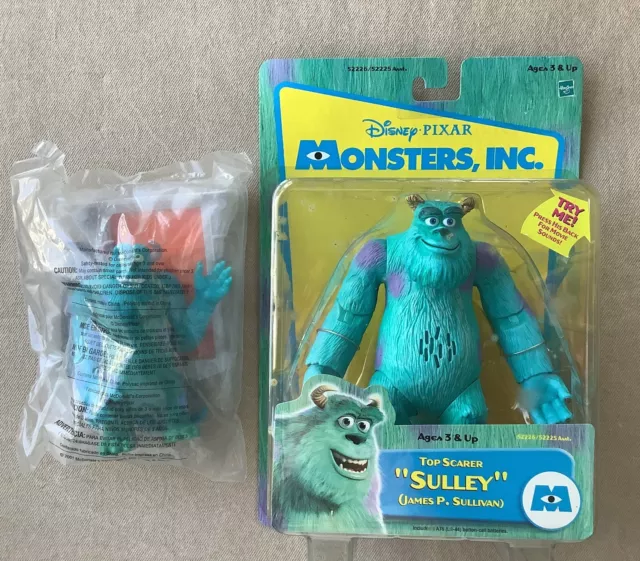 2 HASBRO DISNEY/MCDONALDS- Pixar Monsters Inc. 
