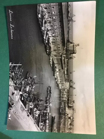 Cartolina Livorno - La Darsena - 1960