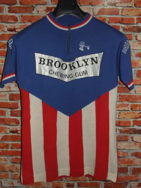 Eroica Maglia Shirt Maillot Bici Ciclismo Vintage 70'S Brooklyn 50% Lana