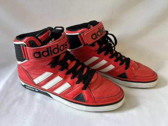 Adidas High Tops Size Mens US10 RED 2