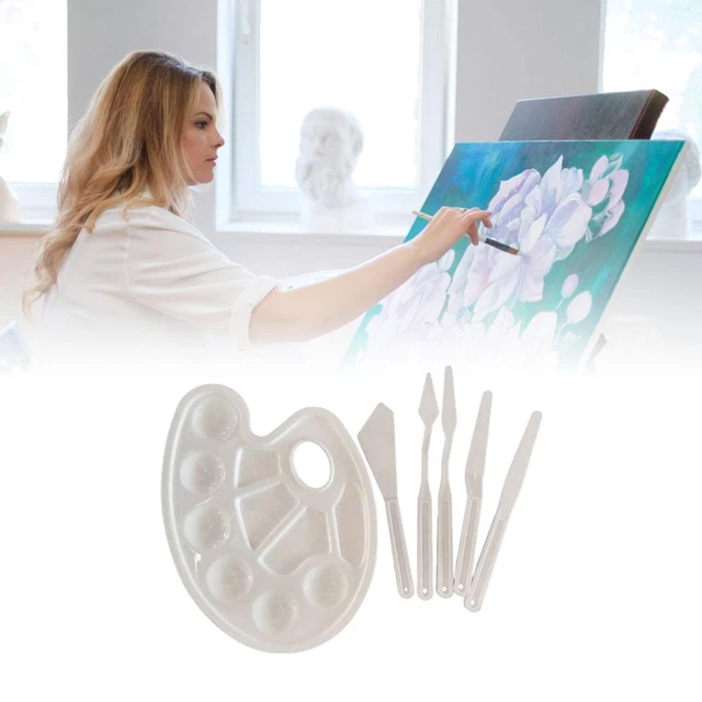 6x Set Di Spatole Per Vassoi Per Pittura Vassoi Per Pittura  Per Pittura