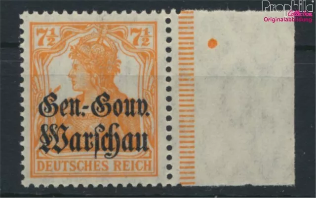 Briefmarken Dt. Besetzung Polen 1. WK 1916 Mi 9a postfrisch (9781785
