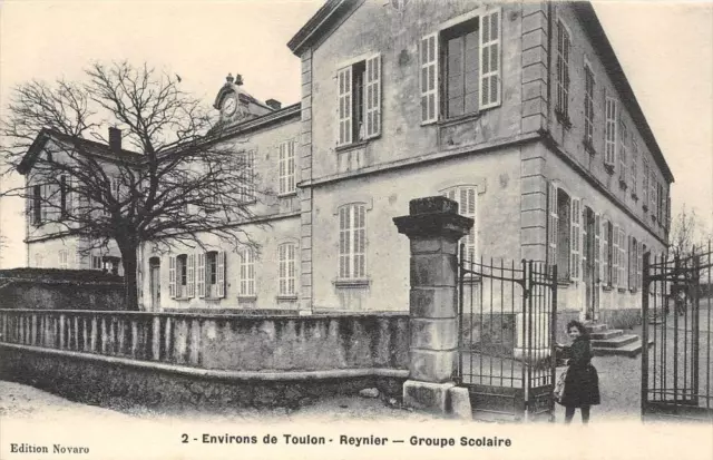 CPA 83 SURROUNDINGS DE TOULON RENYNIER SCHOOL GROUP (cpa rare