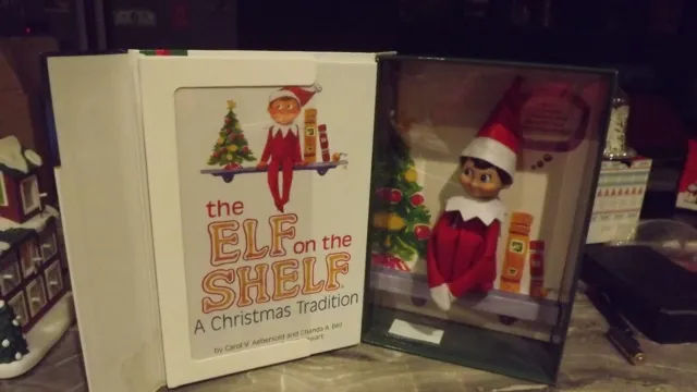 Official The Elf on the Shelf A Christmas Tradition Boy Elf and Book. New.