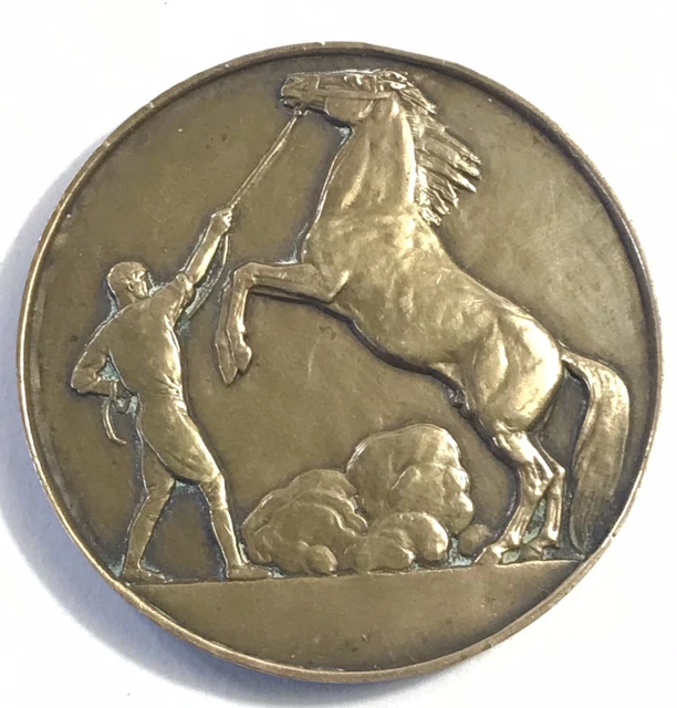 Médaille En Bronze – Concours Central Hippique Paris – Haras Et Agriculture – XXème