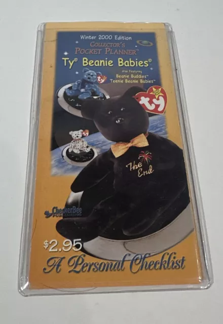 TY'S BEANIE BABIES Summer 1998 Value Guide 2000 Pocket Planner & Batty ...
