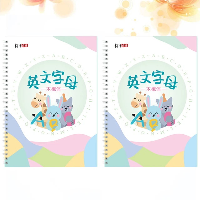 Cuaderno de caligrafía para adultos libro de entrenamiento de escritura para estudiantes cuaderno de ejercicios