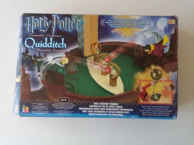 Harry Potter championnat quidditch  jeu de societe MATTEL 2001 non complet