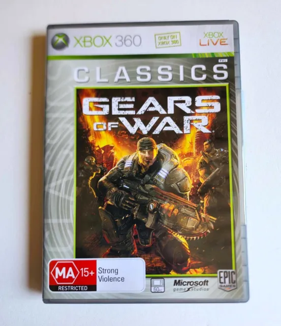 GEARS OF WAR Xbox 360 Game Combat Game Alien Game Zombie Game XBOX 360